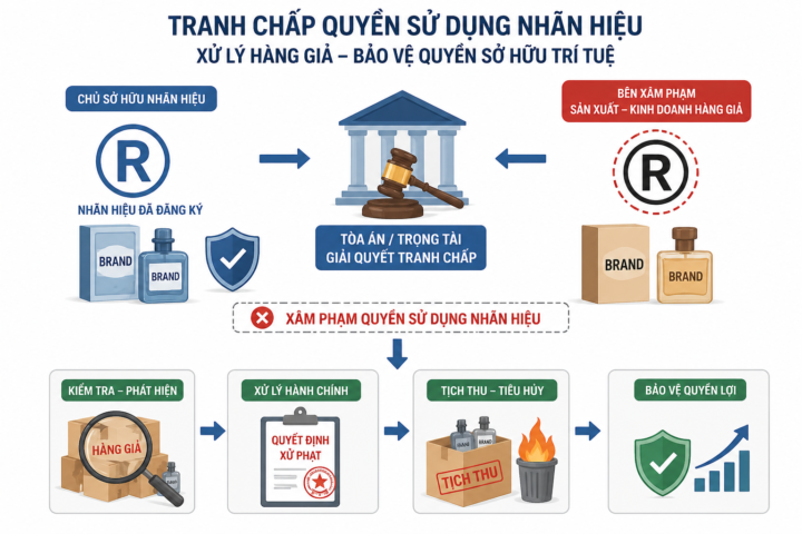 tranh chap nhan hieu